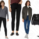 Cocoon Coat, $180 | Merino Cardigan, $65 | The Debbie High-Waisted Skinny Jean, $76 | Oversized Bomber Jacket, $116 | The Viola Bucket Bag, $220 | Flannel Buffalo Check Shirtdress, $60